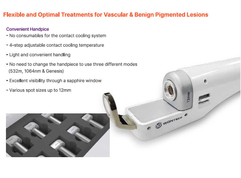 the key features of V-Laser