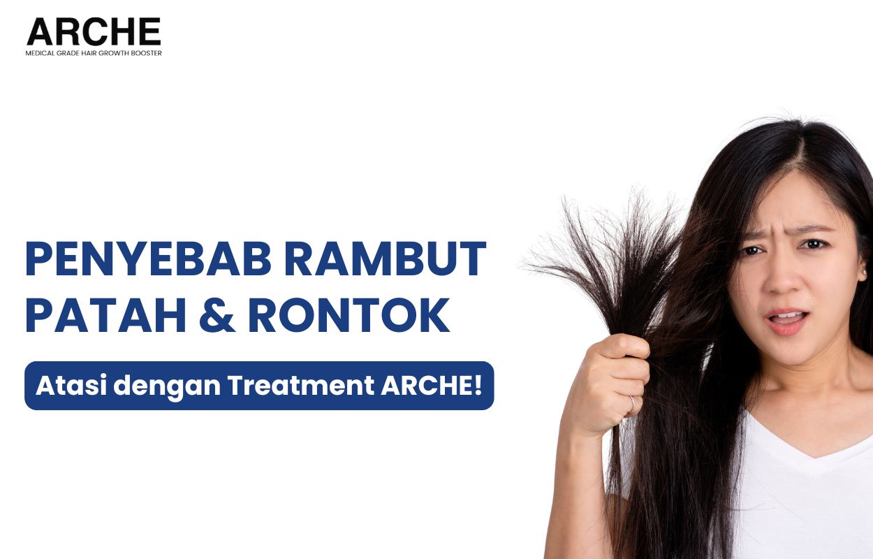 penyebab rambut patah dan rontok