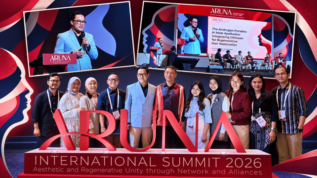 dr. Panji Respati, Sp.D.V.E di ARUNA 2026: Memahami Androgen Paradox dan Pendekatan Regeneratif ARCHE untuk Rambut Pria